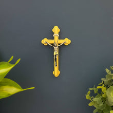 Load image into Gallery viewer, 2-tone Mini Wall Crucifix