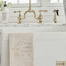 Load image into Gallery viewer, Tea Towel - Ecclesiastes 3 | Housewarming Gift: Natural