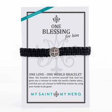 Load image into Gallery viewer, One Blessing for Him Bracelet: Black
