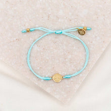 Load image into Gallery viewer, Breathe Blessing Bracelet: Mint / Silver