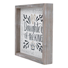 Load image into Gallery viewer, Daughter of the King Crown Framed Board