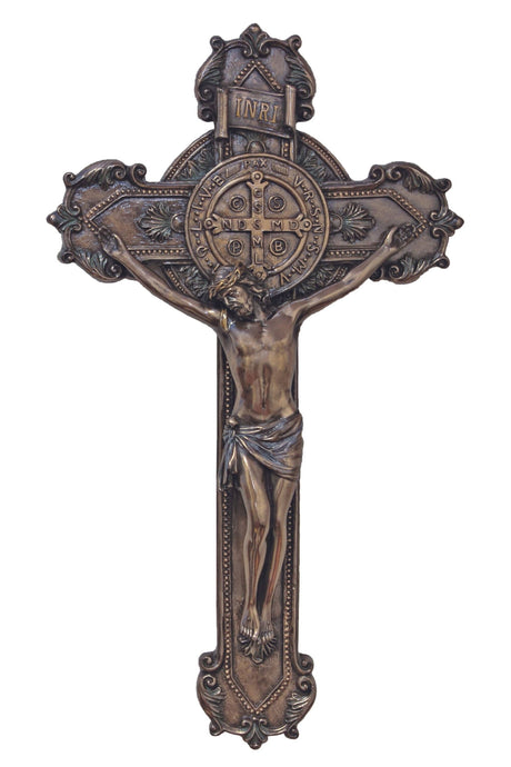 St. Benedict Crucifix in Cold Cast Bronze 11