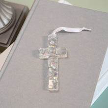 Load image into Gallery viewer, Aunt Gift: USA Handmade Mosaic Glass Cross 4459CM