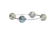 Load image into Gallery viewer, 12mm Labradorite Blessing Bracelet: S