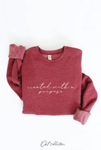 Load image into Gallery viewer, CREATED WITH A PURPOSE Graphic Sweatshirt: VINTAGE WHITE LONG SLEEVE / M