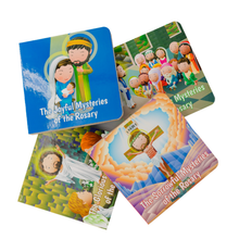 Load image into Gallery viewer, Mysteries of the Rosary Board Book Set