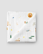 Load image into Gallery viewer, Catholic Muslin Swaddle Baby Blanket: Our Lady of Guadalupe