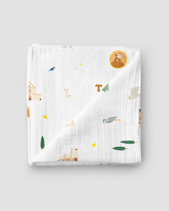 Catholic Muslin Swaddle Baby Blanket: Our Lady of Guadalupe