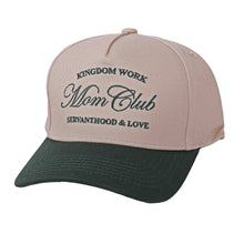 Load image into Gallery viewer, Kingdom Work Baseball Cap, Christian, Green/Tan: Tan, Green / Cotton