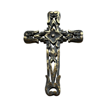 Load image into Gallery viewer, Matagorda Hand Carved Wood Wall Cross