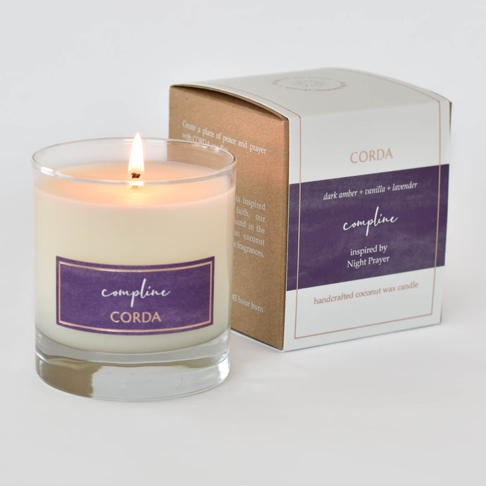 Compline | Night Prayer | Dark Amber + Vanilla + Lavender