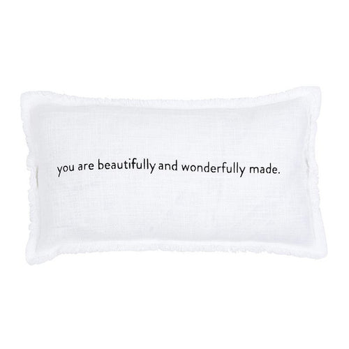 You Are Beautifully And Wonderfully Made Pillow