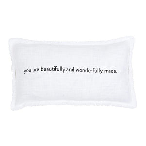 You Are Beautifully And Wonderfully Made Pillow