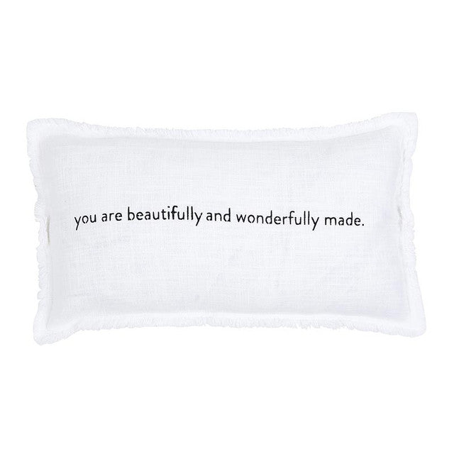 You Are Beautifully And Wonderfully Made Pillow