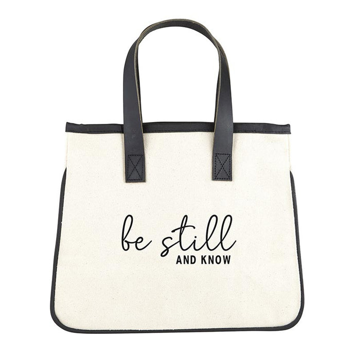 Mini Canvas Tote - Be Still