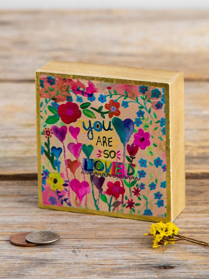 Tiny Block Keepsake - You Are So Loved