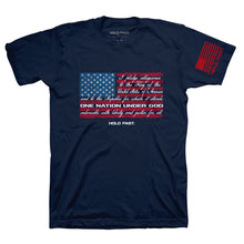 Load image into Gallery viewer, HOLD FAST Mens T-Shirt Pledge Flag