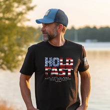 Load image into Gallery viewer, HOLD FAST Mens T-Shirt Hold Fast Flag Fill