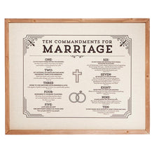 Load image into Gallery viewer, Ten Commandments of Marriage