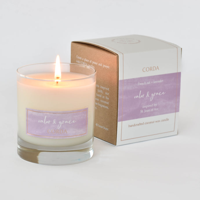 Valor & Grace | St. Joan of Arc | French Oak + Lavender