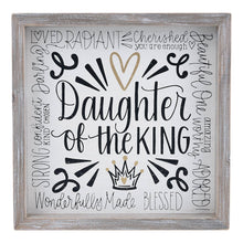 Load image into Gallery viewer, Daughter of the King Crown Framed Board
