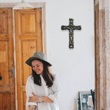 Load image into Gallery viewer, Matagorda Hand Carved Wood Wall Cross