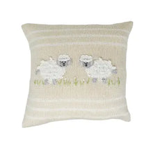 Load image into Gallery viewer, 10&quot; Hand Embroidered Lamb Pillow