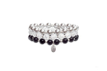 Load image into Gallery viewer, Count Your Blessings Bracelet in Silver Pearl: S