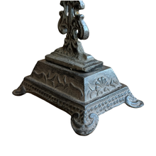Load image into Gallery viewer, Cast Iron Fleur-de-Lis Design Table Cross/Pedestal Base
