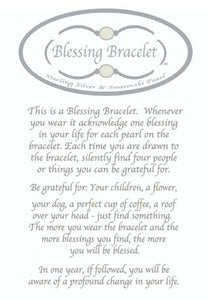 8mm Blue Jasper Blessing Bracelet