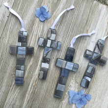 Load image into Gallery viewer, Wedding Anniversary Gift USA Handmade Glass Cross 4491