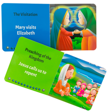 Load image into Gallery viewer, Mysteries of the Rosary Board Book Set