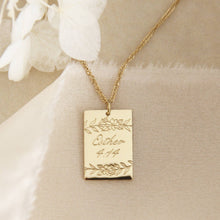 Load image into Gallery viewer, Esther 4:14 Necklace, For Such A Time As This Necklace: Yellow Gold
