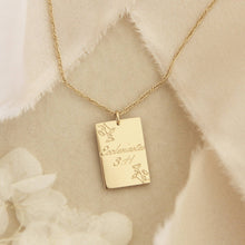 Load image into Gallery viewer, He Has Made Everything Beautiful Necklace, Ecclesiastes 3:11: Yellow Gold