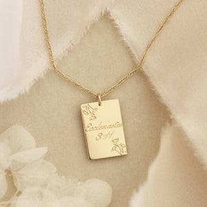 He Has Made Everything Beautiful Necklace, Ecclesiastes 3:11: Yellow Gold