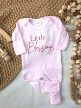 Load image into Gallery viewer, Baby Romper | Little Blessing Pink