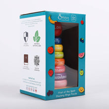 Load image into Gallery viewer, Puzzle Wood Stackable Rings Fruit Of The Spirit: Multicolored / Wood