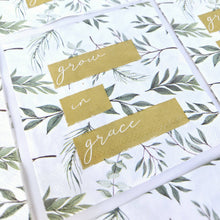 Load image into Gallery viewer, Scripture Cocktail Napkins - Botanical Gold Foil 20ct