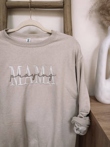 Embroidered Praying Mama SAND Sweatshirt ORIGINAL
