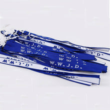 Load image into Gallery viewer, WWJD Woven Bracelet, Royal Blue