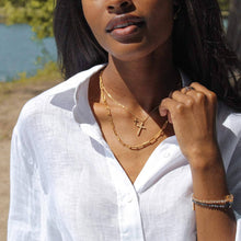 Load image into Gallery viewer, Walk By Faith Necklace - Gold Plated