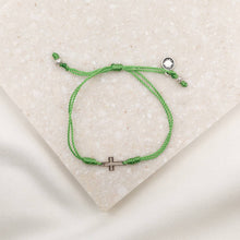 Load image into Gallery viewer, Filled by Faith Bracelet: Black Silver