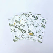 Load image into Gallery viewer, Scripture Cocktail Napkins - Botanical Gold Foil 20ct