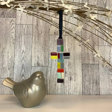 Load image into Gallery viewer, Healed Christian Support Gift USA  Handmade Glass Cross 4465