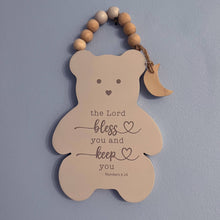 Load image into Gallery viewer, Bear Baby Wall Plaque