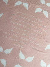 Load image into Gallery viewer, Guardian Angel Baby Swaddle (Pink)