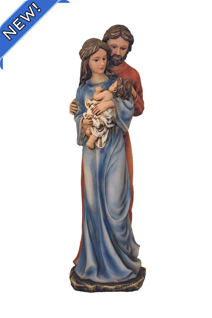 Holy Family Statue in Color 16