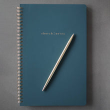 Load image into Gallery viewer, Church Notes Notebook - Navy