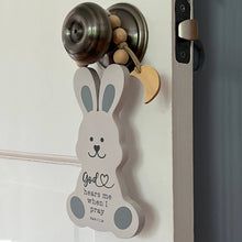 Load image into Gallery viewer, Bunny Nap Time Door Knob Hanger