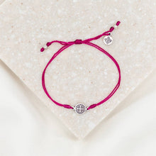 Load image into Gallery viewer, Breathe Blessing Bracelet: Mint / Silver